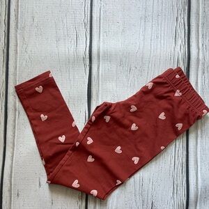 Like-new heart leggings